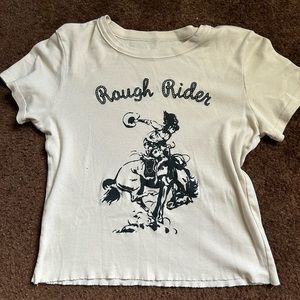 Brandy Melville “rough rider” crop top